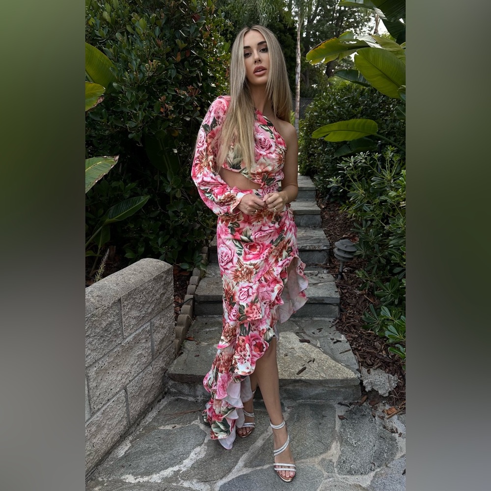 Floral maxi dress